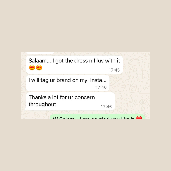 Customer review screenshot