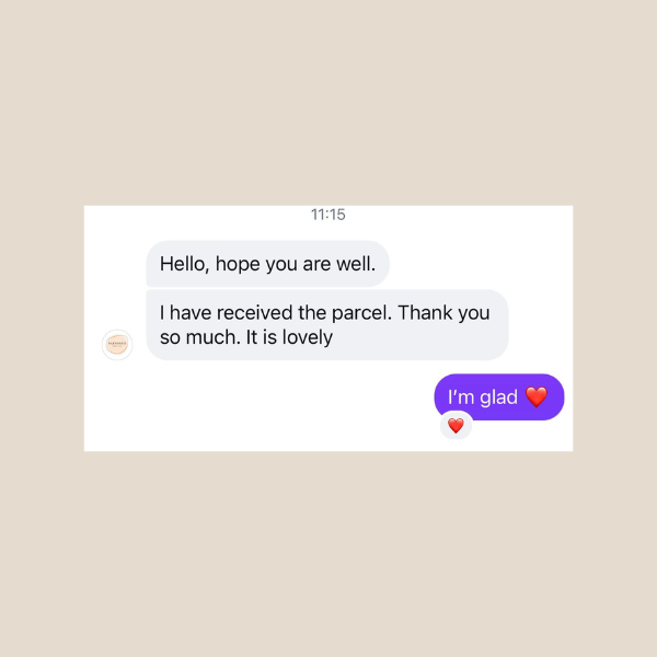 Customer review screenshot